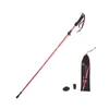 Trekking Poles Outdoor Fold Pole Camping Portable Walking Hiking Stick For Elderly Club Easy Put Into Bag