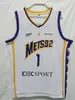 Ekran baskılı basketbol Mets92 Jersey 1 Victor Wembanyama Boulogne Metropolitans 92 Gömlek Koleji Spor Hayranları Mor Beyaz Takım Renk Nefes Üstü Top/İyi