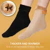 Chaussettes de sport 1 paire hiver plus chaud femmes épaissir thermique laine cachemire neige sans couture velours bottes sol dormir femmes