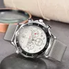 남성용 Omeg 스테인레스 스틸 손목 시계 2022 New Mens Watches 모든 다이얼 작업 쿼츠 시계 탑 럭셔리 브랜드 시계 남성 패션 g06