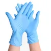 50 100PCS Nitrile Lateksowe rękawiczki jednorazowe do kuchni Ogród Ogród gospodarstw domowych gumowe rękawiczki zmywarki czarny biały niebieski 208117382