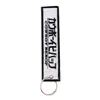 Keychains Lanyards Japanese Series Tokyo Gho Chain Keychain Embroidery Key Fobs For Motorcycles Cars Bag Backpack Fashion Ring Drop Smtfk