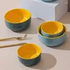 Bowls European Ceramic Household Soup Salad Bowl Porcelain Large Rice Ramen Noodle Kitchen Tableware Restaurant Baking