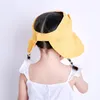 Chapeaux bébé filles soleil avec Super grand Brin SPF50 été enfants haut vide mince Panama casquettes enfants seau chapeau casquette de plage