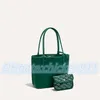 Двусторонние шоппины Anjou Mini Bags Женские мужские роскошные дизайнер Goya Crossbody Tote Последняя подводная сумка с монет
