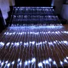 Luci a corda a cascata a LED Meteor Meteor Schema pioggia corde tenda leggero decorazione natalizia fata luci 2m3m6m5909966