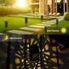 1/2Pcs Solar Led Lawn Light Outdoor Garden Decor Lamp Waterproof For Pavilion Yard Landscape Buried