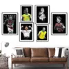 Wall Art Canvas Painting Football Legend Sport Famous Stars Nordic Posters And Prints Club Home Decoration Pictures Living Room Bar Unframe