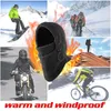 Radkappen warm Thermale Fleece Balaclava Winter Ski Halshaube Decken Hüte Fahrrad Motorradmotrenzmasken Taktische Gesichtsmasken