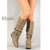 Boots New large size women's boots in autumn and wter 2020 fashion with knee flat bottom ner height 221013