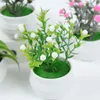 Fleurs décoratives Mini Plantes Artificielles D'aloès Bonsaï Simulation Vert Petit Pot D'arbre Faux Fleur Bureau Maison Balcon Table En Pot Ornements