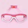 goggles Lunettes pour enfants garçons lunettes de natation HD imperméables et Anti-buée filles grande boîte ensemble enfants 2021 L221028