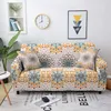 Couvriers de chaise Bohemian Mandala Sofa Scencover Elastic Cover For Living Room Corner Chaise Lounge Sectional Couch 1-4 Seseat