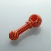 COOL Colorful Pyrex Thick Glass Pipes Portable Innovative Design Spoon Filter Dry Tobacco Bong Handpipe Cigarette Holder Handmade Oil Rigs Smoking factory outlet