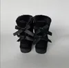 Buty Designer Snow But Sneakers kostki Bowknot Krótkie buty zimowe Triple czarny kasztanowy fioletowy różowy granatowy klasyczny damski damski botki dla dziewcząt wd