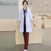 Women's Tracksuits Professional Uniform Customized Scrub Suits Pant White Coat Unisex