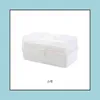 Boîtes de rangement Bacs 3 couches Boîte de rangement en plastique Organisateur de médecine Mtifonctionnel Armoire portable Famille C6C080X39 211102 Drop Del DHLZC