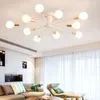 Ceiling Lights Retro Multiple E27 Lamp Base 6/8/10 Heads Black/White/Gold For Living Room / Dining Vintage