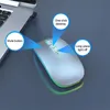 マウスデュアルモードBluetooth Wireless Mouse with One-chick Desktop機能タイプ-CラップトップPCの充電式サイレントバックライト221027