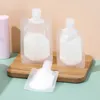 Sac d'emballage transparent portable de voyage, fournitures de bain et de toilette à domicile, gel de bain, lotion nettoyante pour le visage, sacs séparés 30ml/50ml/100ml