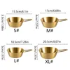 Bowls 6XDE Korean Stainless Steel Rice Wine Bowl With Handle Household Sauce