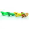 Food grade silicone pipe banana cute smoking accessories with glass bowl 11cm 4.3inch