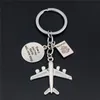 Party Supplies European and American cross-border aircraft travel key chain pendant