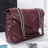 LOULOU and LOULOU PUFFER Genuine Leather Designer Bag Women Large Chain Shoulder Matelasse Toy Small Medium Luxury Fashion Black Beige Bags nice