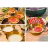 Bowls 6XDE Korean Stainless Steel Rice Wine Bowl With Handle Household Sauce