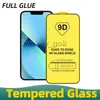 9d schermbeschermerbescherming Glas 9h vol gehard glas voor iPhone 13 Mini 11 12 14 Pro X XR XS Max SE2 8 7 6 14plus Samsung Galaxy S22 plus S21 S20 FE A10 A21S A51 A32 A52