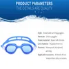 goggles Children Swimming suit cap nose clip Earplugs Professional sile Silica gel linkage eyewear for men L221028