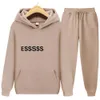 Hoodies Sweatshirts Autumn Street Essential Designer Tracksuit Sleeve Hooded Tops Pants Set Men Women Christmas Gifts 4epu