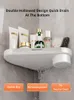 Étagères de salle de bain étagère de douche sans perceuse organisateur d'angle mural support en plastique de luxe 221102