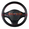 Steering Wheel Covers Braid On Car For IX35 Solaris Accent I30 Tucson Elantra Santa Fe Getz I20 Sonata I4