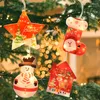 Christmas Decorations CYUAN LED Hanging Lights Decoration 2022 Year Snowflake Snowman Home Decor Ornaments Navidad Party Po Props