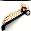 Candela in acciaio inox Wick Trimmer Oil Lamp Trim Scissor Cutter Snuffer Tool Hook Clipper DH984