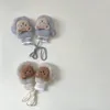 Haaraccessoires 0-4 jaar schattige beren cartoon babyhandschoenen gebreide wol geboren wanten fluweel dikke kinderen kinderen winter zachte volle vingers