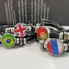 Verzamelbare 2023 World Cup Team Logo Bracelet Football Perifere polsband fans