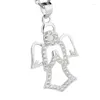 Kedjor 925 Sterling Silver Angle Pendant Necklace Guardian Angel Jewelry