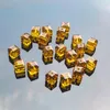 Chandelier Crystal 20PC Cube Square Faceted Prism Glass Bead Jewelry Pendant Crafts Parts Sun Catcher DIY Wedding Ceiling Decor