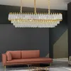 Pendant Lamps Modern Living Room Chandelier Bedroom Luxury Round Creative Crystal Lamp Villa El Interior Decoration Lighting