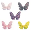 New Baby Barrettes Glitter Girls Butterfly Accessories Hairpins 20pcs/lot Cute Kids Hair clips