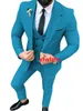 Customize tuxedo One Button Handsome Peak Lapel Groom Tuxedos Men Suits Wedding/Prom/Dinner Man Blazer Jacket Pants Tie Vest W1185