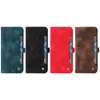 Hand Feeling Leather Wallet Cases For Samsung S23 Ultra S22 Plus A23E A14 5G Note 20 S21 FE Shockproof Credit ID Card Pocket Holder Flip Cover Business Kickstand Pouch