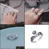 خواتم الزفاف خواتم الزفاف Claddagh Open Ring 925 Sier for Women Promise Heart Crown Style Classic Design Romantic Je dhmgu