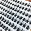 False Eyelashes 10 Rows 3D Cluster Individual Thick Dramatic Segment Lashes Manga DIY