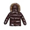 Dzieci zimowy płaszcz dla dziewcząt Big Real Fur Boys Ubranie Dzieci Ubranie Dziecko zagęszcza ciepła kurtka snowsuit z kapturem1945248