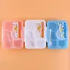 Bento Boxes Japanese Kids Lunch med fack Cup Portable Leak-Proof Food Container Storage Plastic Microwave 221027