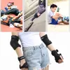 Elbow Kne Pads 6pcsset Roller Skating Protector Wrist Guard barn vuxna som rider skateboard BMX Cykel sportskyddsutrustning 221027