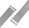 Kits de réparation de montres, bracelet en maille en acier inoxydable 316L, avec barre à ressort rapide, extrémité plate, 18mm, 20mm, 22mm, pour toutes les montres